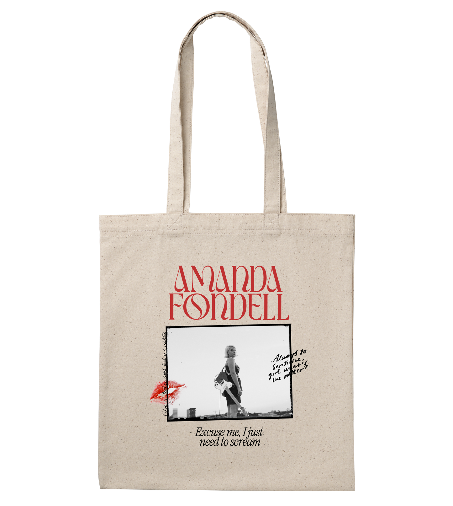 Tote bag Amanda Fondell Natural White