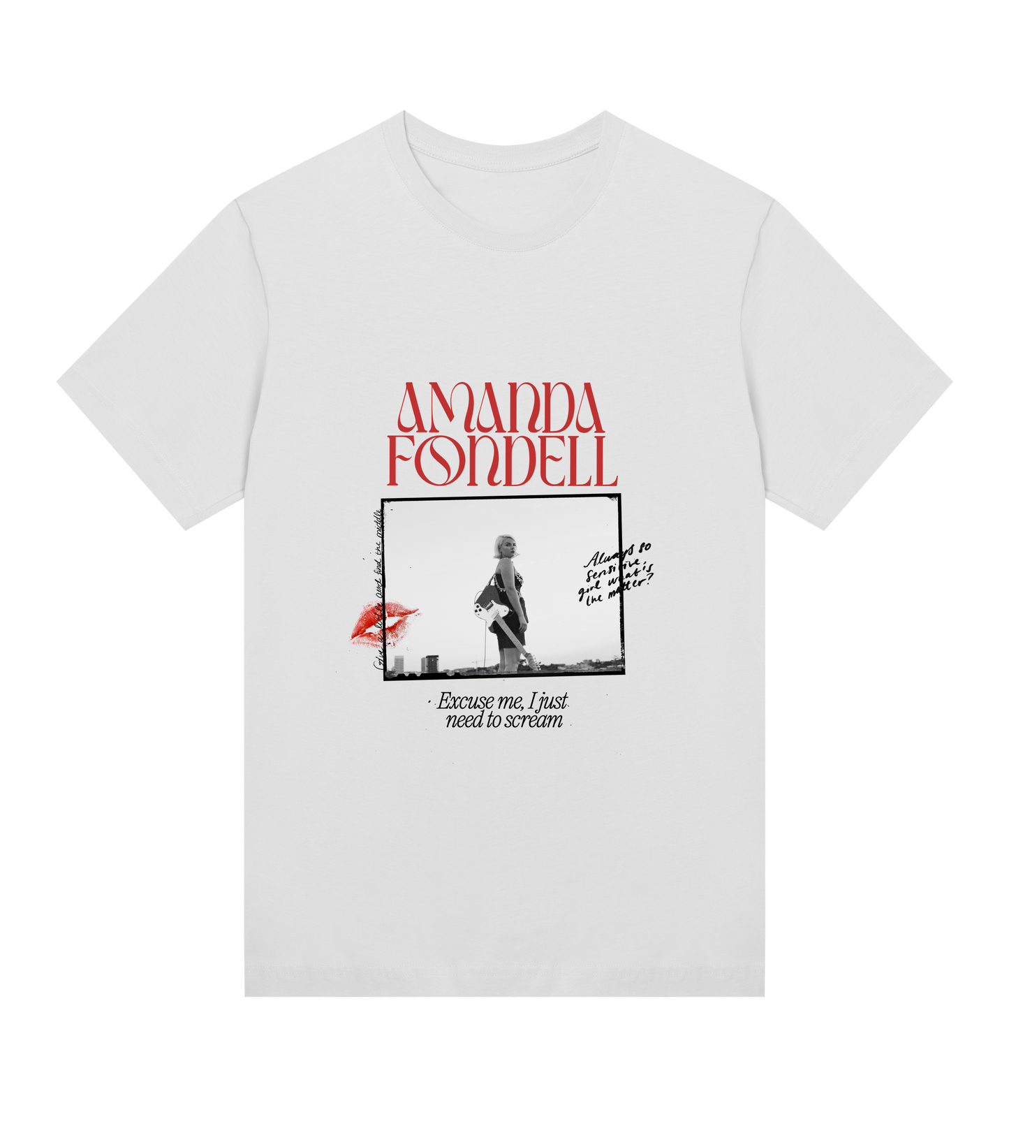 Amanda Fondell Women's Regular Tee White